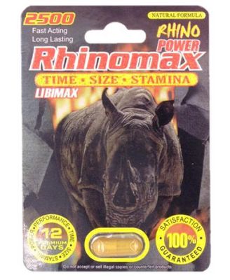 Viên uống tăng cường sinh lý nam Rhinomax Power 2500 cao cấp 1 Viên 7 Ngày