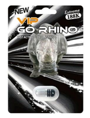 Viên uống cao cấp tinh chất thiên nhiên dành cho phái mạnh Vip Go Rhino Extreme 188K 1 Viên