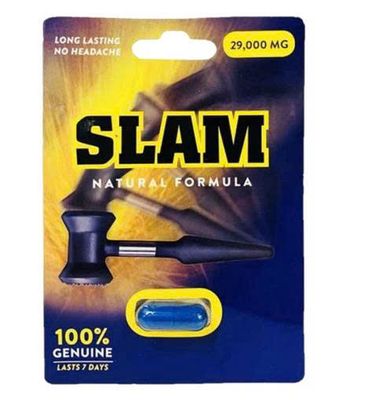 Viên uống tăng cường sinh lý nam Slam 2900mg NATURAL FORMULA cao cấp 1 Viên 7 Ngày