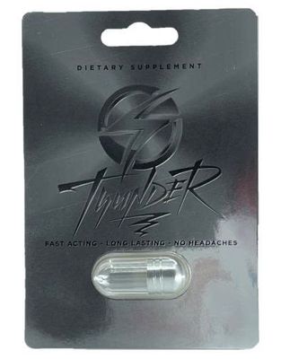 Viên uống tăng cường sinh lý nam Thunder Silver NO HEADACHES cao cấp 1 Viên 7 Ngày