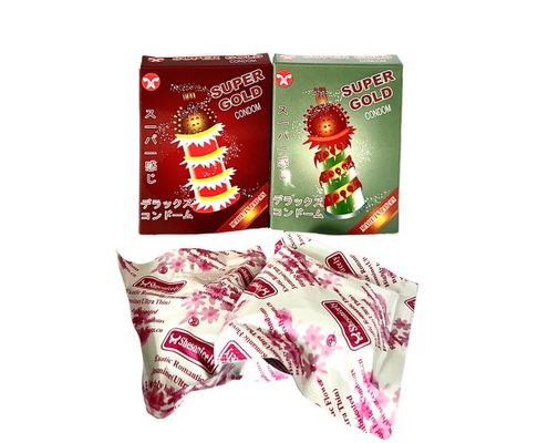Bao cao su Super Gold (hộp 2 cái ngẫu nhiên )