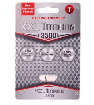Viên uống tăng cường sinh lý nam XXL Titanium 3500 cao cấp 1 Viên 7 Ngày