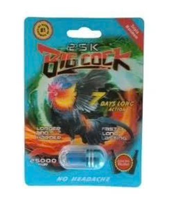 Viên uống tăng cường sinh lý nam Chicken Big Cock 25K Triple Maximum cao cấp 1 Viên 7 Ngày