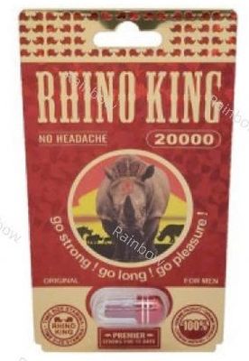 Viên uống cao cấp tinh chất thiên nhiên dành cho phái mạnh Rhino King 20000 1 Viên