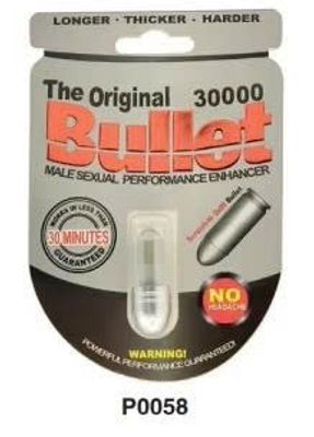 Viên uống cao cấp tinh chất thiên nhiên dành cho phái mạnh The Original Bullet 30000 Silver 1 Viên