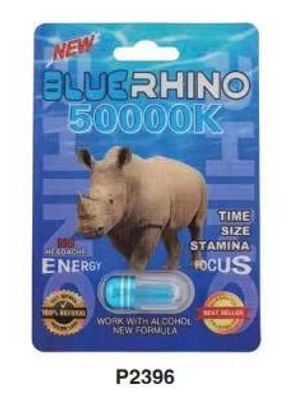 Viên uống cao cấp tinh chất thiên nhiên dành cho phái mạnh Blue Rhino 50000K 1 Viên