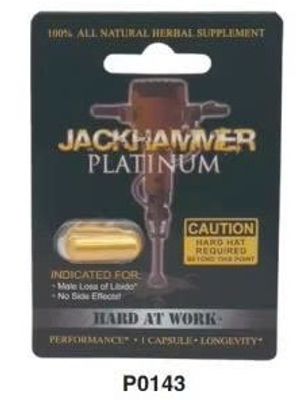 Viên uống tăng cường sinh lý nam JackHammer Platinum cao cấp 1 Viên 7 Ngày