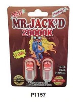Viên uống tăng cường sinh lý nam Mr. Jack'd 20000K Double cao cấp 2 Viên 7 Ngày