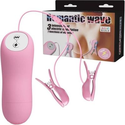Kẹp Rung Núm Vú Sốc Điện Romantic Wave 365559