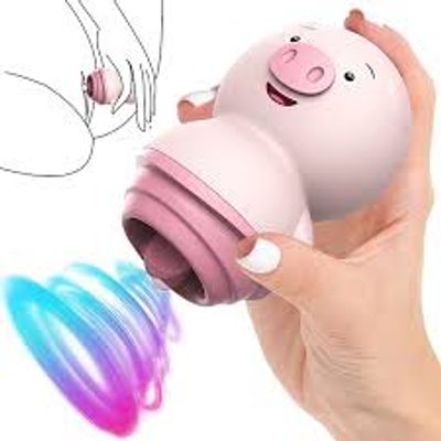 Lưỡi Rung Liếm Âm Đạo Ngụy Trang Hình Con Heo 365542