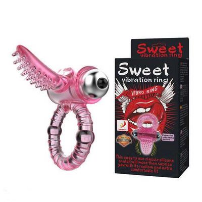 Vòng Rung Kết Hợp Lưỡi Liếm Âm Đạo Sweet Vibration Ring Lybaile 364137