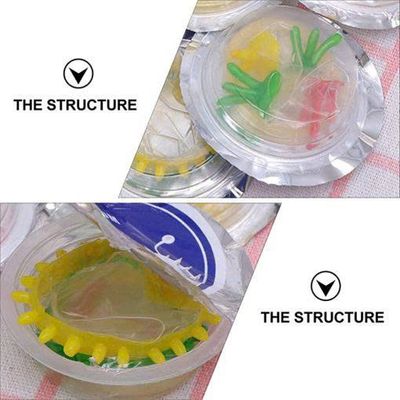 [Che tên] Bao Cao Su Chôm Chôm Gai Bao Đầu New Gold Thom Rose - 4 Cái