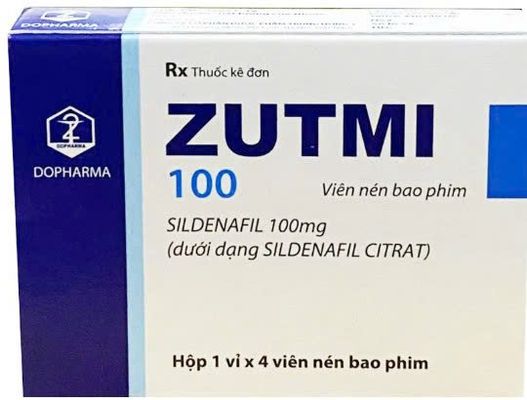 Viên hỗ trợ sinh lực nam giới Zutmi 100 4 viên