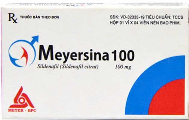 Viên hỗ trợ sinh lực nam giới Meyersina 100 4 viên