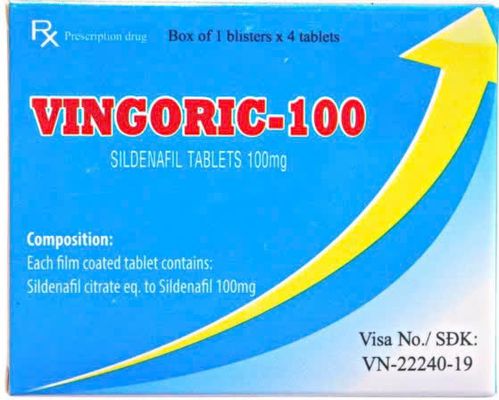 Viên hỗ trợ sinh lực nam giới Vingoriic-100 Cian Healthcare 4 viên