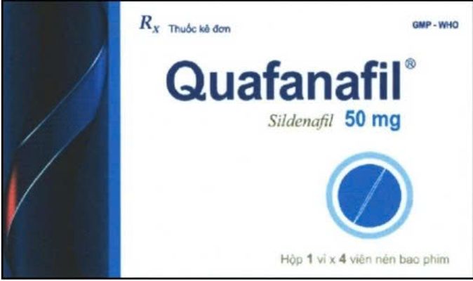 Viên hỗ trợ sinh lực nam giới Quafanafill 50mg 4 viên