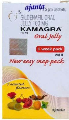 Thạch  hỗ trợ sinh lực nam giới Kamaga 100mg Oral Jelly VOL II 7 gói