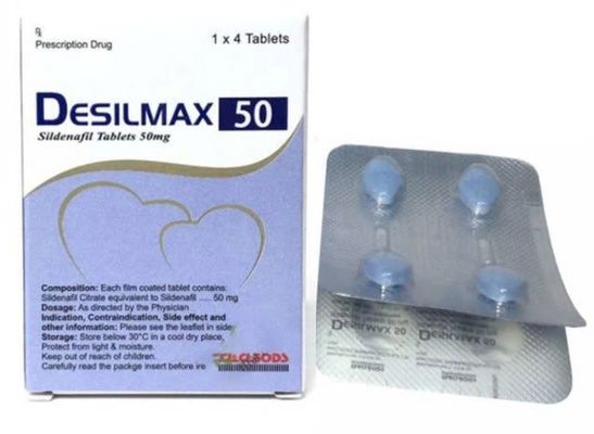 Viên hỗ trợ sinh lực nam giới Desilmax 50 4 viên