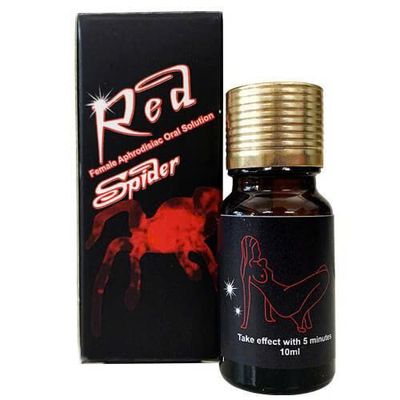 [Che tên] Red Spider Nước Tăng Ham Muốn Dạng Nước Kích Thích Cảm Giác Khi Yêu 10ml Chính Hãng