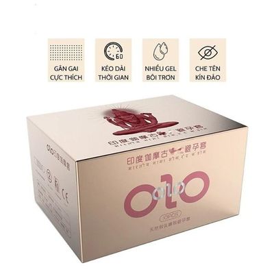 Bao Cao Su OLO Gamma Formula – Kéo Dài Thời Gian, Gân Gai – Hộp 10 Cái Chính Hãng 363105