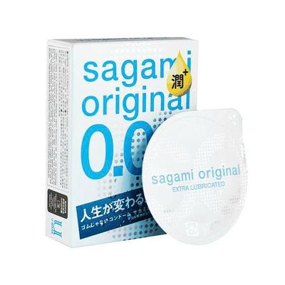 Bao Cao Su Sagami Original 002 Extra (Hộp 3) – Tăng 30% Gel – Siêu Mỏng 0.02mm Chính Hãng 363069