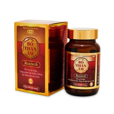 Sản phẩm hỗ trợ tăng cường nội tiết sinh lí nữ Bổ Thận Âm Roxtech Do Thận Âm Suy Kém Ở Nam Và Nữ – 30 Viên