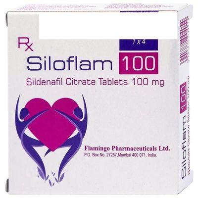 Viên uống hỗ trợ phái mạnh tăng bản lĩnh đàn ông Siloflam 100 Flamingo (1 vỉ x 4 viên)