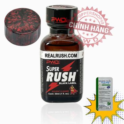Chai hít Popper Super Rush Original Black Label 30ml 