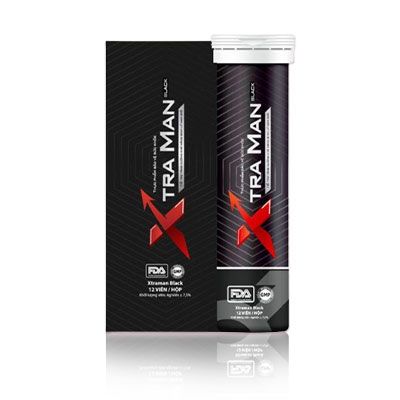 Xtraman Black – Hỗ trợ bồi bổ cơ thể & phục hồi phong độ phái mạnh