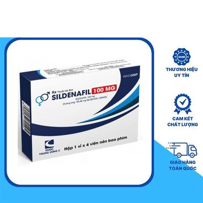 Viên uống hỗ trợ phái mạnh tăng bản lĩnh đàn ông 100mg (Hộp 4 viên)