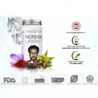 Viên uống hỗ trợ phái mạnh tăng bản lĩnh đàn ông Nordisk Urkraft - Hãng Pharmatech AS (Lọ 68 viên)