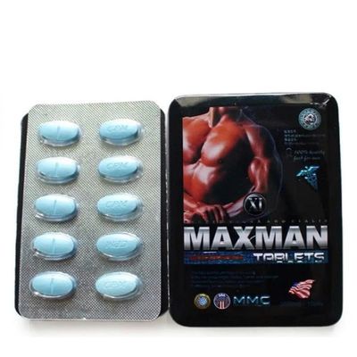Viên uống hỗ trợ phái mạnh tăng bản lĩnh đàn ông Maxman Hộp 1 vỉ x 10 viên 