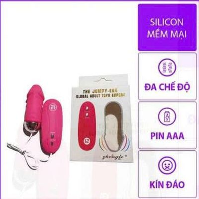 Trứng rung hình dương vật 12 chế độ