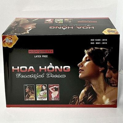Bao cao su Hoa Hồng Đen hộp 120 cái 357369