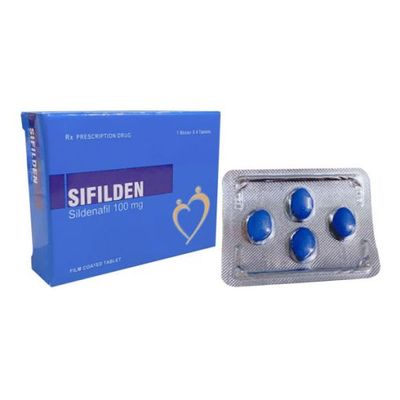 Viên Uống cường dương Sifilden 100 – hộp 4 viên