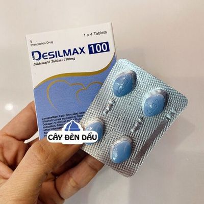 Viên uống cường dương Desilmax 100mg hộp 4 viên