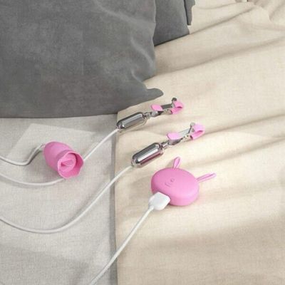 Trứng rung kẹp đầu vú kèm lưỡi liếm 3 in 1 tăng mạnh hưng phấn 356951