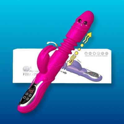 Dương vật giả Digiheatnc rung thụt toả nhiệt siêu kích thích