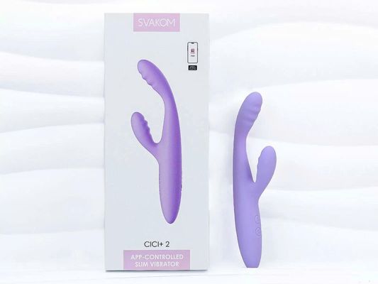 Máy massage điểm G Svakom CiCi+2 có nhánh kết nối qua app điện thoại