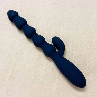 Máy rung mát xa hậu môn 2 nhánh pin sạc