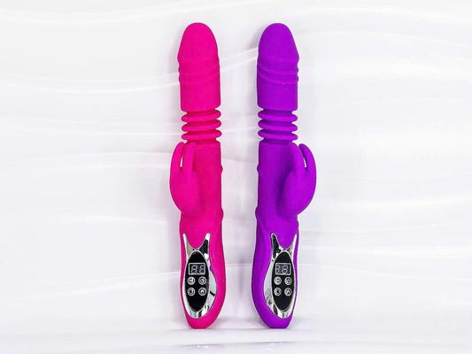 Dương vật giả đa năng Rabbit Vibrator rung, thụt, phát nhiệt