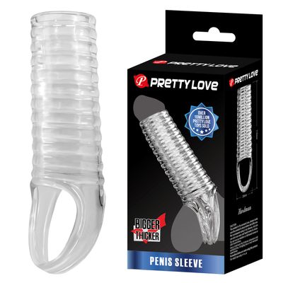 Bao Cao Su Đôn Dên Hỗ Trợ Tăng Khoái Cảm Nam Nữ Pretty Love PENIS SLEEVE 19gram Mẫu 4 Chính Hãng