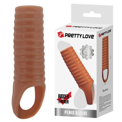 Bao Cao Su Đôn Dên Hỗ Trợ Tăng Khoái Cảm Nam Nữ Pretty Love PENIS SLEEVE 19gram Mẫu 3 Chính Hãng