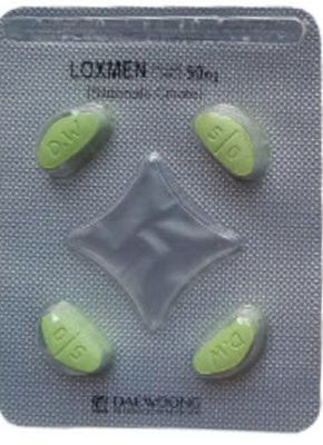 Viên uống hỗ trợ sinh lí nam giới LOXMEN 50mg hộp 1 vỉ x 4 viên Chính hãng