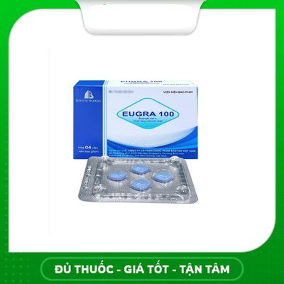 Viên uống hỗ trợ sinh lí nam giới Eugra 50 hộp 1 vỉ x 4 viên Chính hãng