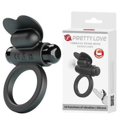 Vòng Đeo Rung Hỗ Trợ Tăng Khoái Cảm Nam Nữ Pretty Love Vibrant Penis Ring Debonaite