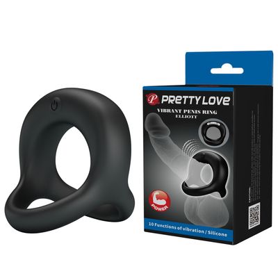 Vòng Đeo Rung Hỗ Trợ Tăng Khoái Cảm Nam Nữ Pretty Love Vibrant Penis Ring Elliott