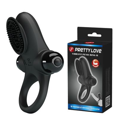 Vòng Đeo Rung Hỗ Trợ Tăng Khoái Cảm Nam Nữ Pretty Love Vibrant Penis Ring 2 Chính Hãng
