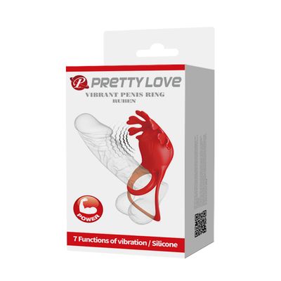 Vòng Đeo Rung Hỗ Trợ Tăng Khoái Cảm Nam Nữ Pretty Love Vibrant Penis Ring Ruben