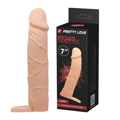 Bao Cao Su Đôn Dên Hỗ Trợ Tăng Khoái Cảm Nam Nữ Pretty Love Penis Sleeve 7'' Chính Hãng